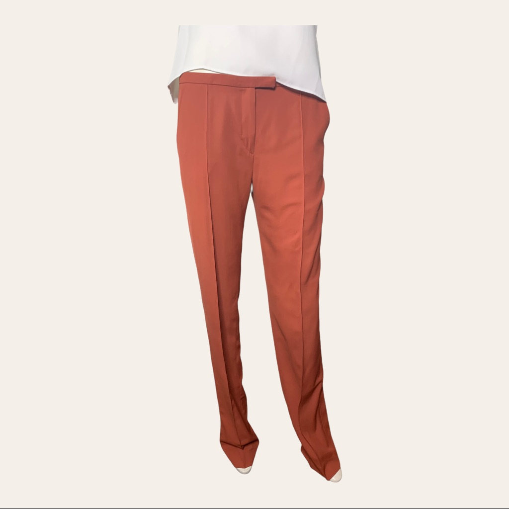Balenciaga Tailored Womens Pants Red